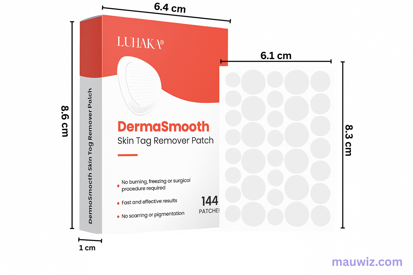 Derma Smooth Skin Tag Removal Patch