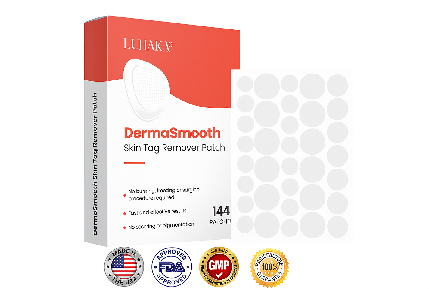 Derma Smooth Skin Tag Removal Patch