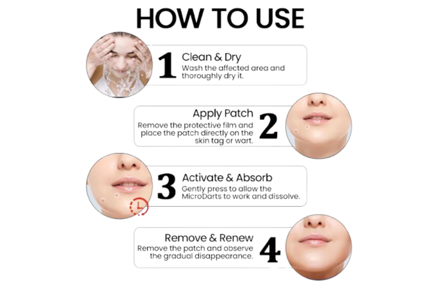 Derma Smooth Skin Tag Removal Patch